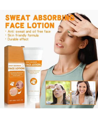 Sweat Absorbing Face Lotion Face Antiperspirant and Discourage-Perspirant Face Antiperspirant Long-Lasting Effective Sweat Control Anti Sweat Oil Face Lotion Anti-Sweat Cream Stop Face Sweating - Buy Online on GoSupps.com