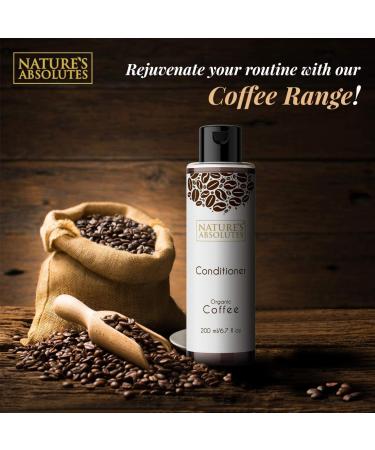 Nature's Absolutes Organic Coffee Conditioner | Hydrating & Soothing for Itchy Scalp | Unisex | Best Hair Care 6.7 oz - Buy Online on GoSupps.com