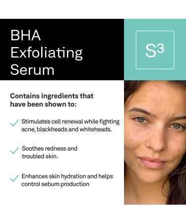facetheory BHA Exfoliating Serum S3 - Hydrating 2% Salicylic Acid | Redness Reduction | Targeted Skin Renewal | Vegan & Cruelty-Free | Made in UK | 1.0 Fl Oz - Buy Online on GoSupps.com