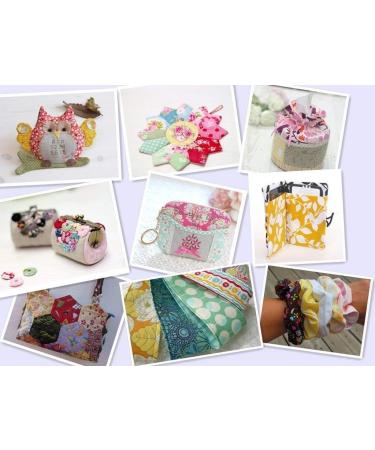 Misscrafts Quilting Fabric Bundle - 50pcs 20x20cm Cotton Squares for DIY Sewing and Scrapbooking - Buy Online on GoSupps.com