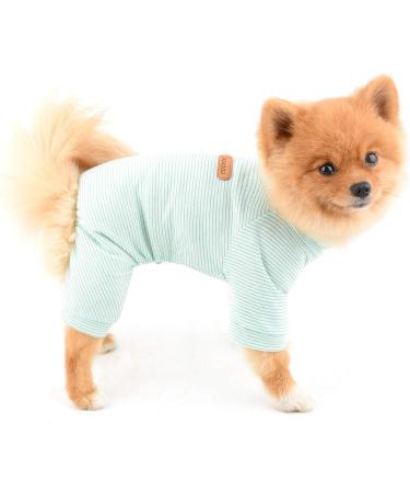 Smalllee Lucky Store Cotton Pet Sleeping Suit for Small Dogs & Cats | Comfortable Pajama Bodysuit | Perfect for Yorkies & Chihuahuas (Size L) - Buy Online on GoSupps.com