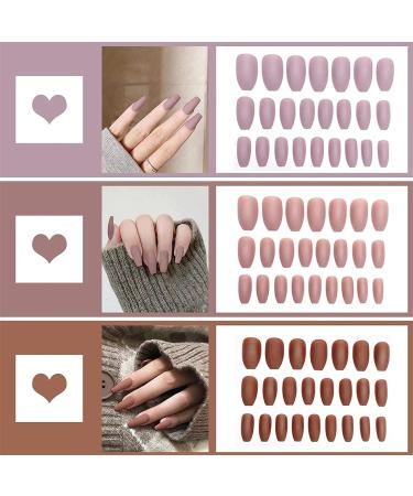 #3 3 Boxes Of Each 24 Pieces Semi Cured Gel Nail Strips Works With Any Nail Lamps Salon Quality Long Lasting Easy To Apply (Pink One Size) 1 count (Pack of 1) Pink - Buy Online on GoSupps.com