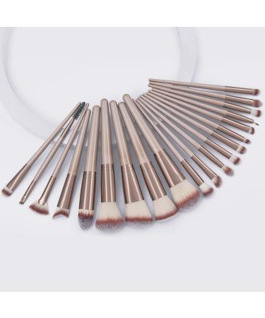 Soft Nylon Hair 20pcs Makeup Brushes Set Eye SHADOW Skin Friendly Beauty Tool Kit