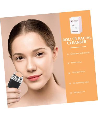SKISUNO 1pc Facial Oil Absorbing Ball Nursing Portable Massager Face Cleaning Oil Roller Oil Control Cleaner Black 1 count (Pack of 1) - Buy Online on GoSupps.com