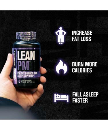 Lean PM Night Time Fat Burner & Sleep Aid Supplement - 120 Veggie Capsules for Men and Women - Buy Online on GoSupps.com
