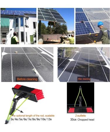 photovoltaic cleaner window cleaning pole Window Cleaning Pole/Water Fed Telescopic Brush/Extendable Cleaner Conservatory Roof Suitable For Photovoltaic Panel CleaningTrucks Windows 9m (Size 5m pole - Buy Online on GoSupps.com