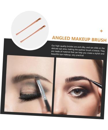 Baluue 2pcs Eyeliner Brush Eye Cosmetics Brush Eyeliner Smudge Brush Eyeliner Makeup Brow Aluminum Tube - Buy Online on GoSupps.com