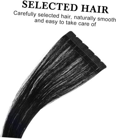 Minkissy 55 cm Tape in Hair Extensions Invisible Double-Sided Tape Natural Hair Extensions Straight Seamless Skin Weft Tape Hair Extensions - Buy Online on GoSupps.com