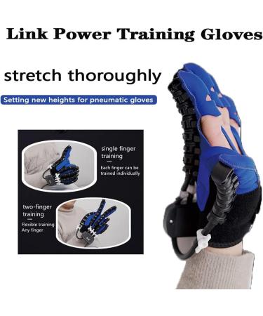 DZKJ Robot Hand Glove for Hemiplegia - Stroke Rehabilitation Finger Trainer for Hand Dysfunction Relief (Left XL - Buy Online on GoSupps.com