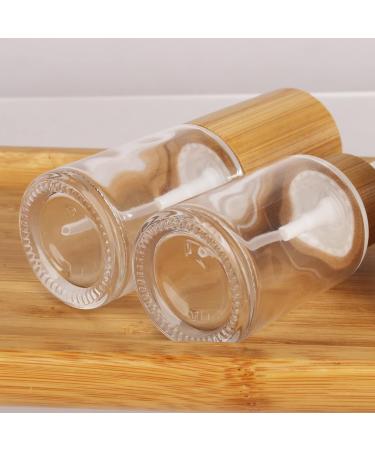 COSIDEA 6 pcs Empty 1oz / 30ml bamboo lid clear glass spray bottle with fine mist despenser head for liquid perfume toiletries toner bottles 30 ml With Spray Pump - Buy Online on GoSupps.com