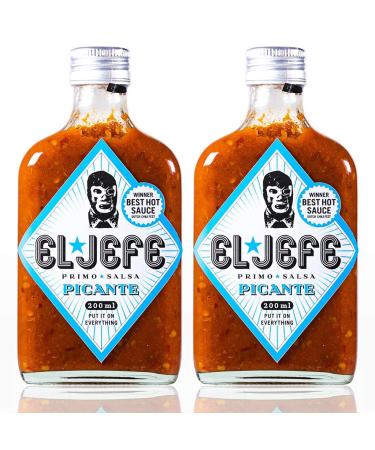 The Chief Cousin Salsa El Jefe Primo Sauce Hot Spicy Sauce 2 pack 2 x 200ml