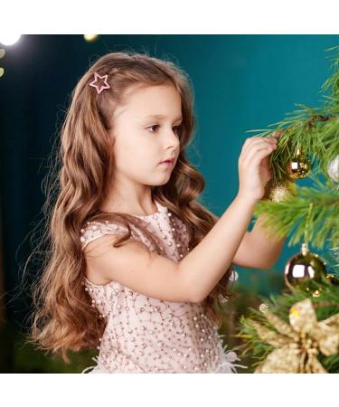 30 Colorful Star Hair Clips for Girls | Cute Glitter Hair Jewelry | Small Metal Hair Accessories - Buy Online on GoSupps.com
