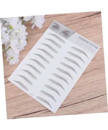 Beavorty Skull Stationary 2pcs 3d Eyebrow Stickers Waterproof Suit Eyebrows Shape Sticker False 4d Shaper Eyebrow Trimming - Buy Online on GoSupps.com