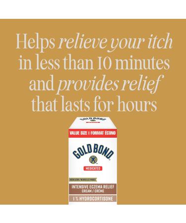 Gold Bond Eczema Relief 1% Hydrocortisone Cream Intensive Formula 5 Moisturizers Maximum Strength Relieves 7 Symptoms Itch Dryness Rashes Redness Roughness Irritation Inflammation 56g 56 g (Pack of 1) - Buy Online on GoSupps.com