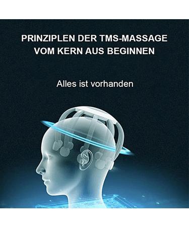 Electric Scalp Massager | Portable Head Massage Device with 10 Vibrating Contacts & 3 Modes for Hair Growth & Relaxation - White - Buy Online on GoSupps.com