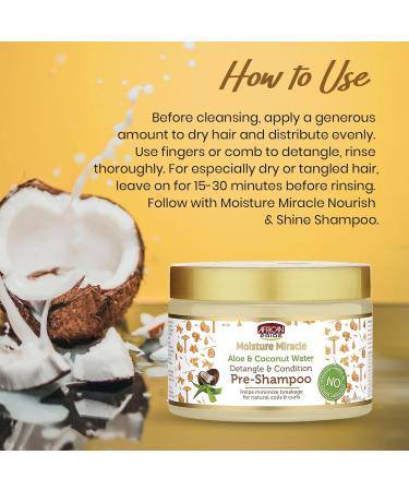 African Pride Moisture Miracle Aloe&Coconut Pre-Shampoo (3PCs) - Buy Online on GoSupps.com