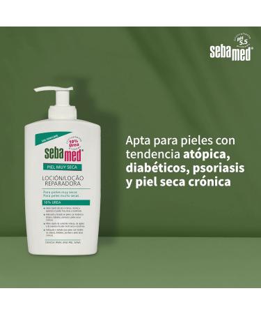  SEBAMED Sebamed Repairing Lotion contains urea nourishes and moisturizes the skin reduces irritation 400 ml - Buy Online on GoSupps.com