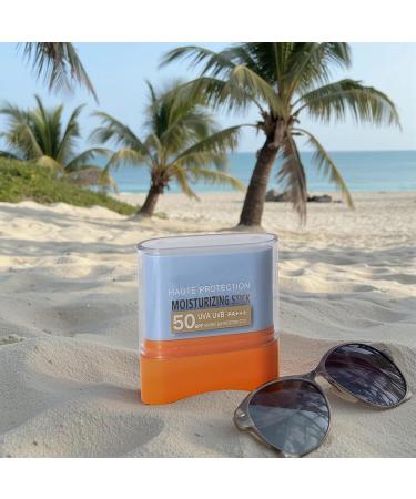  Mimoqk Face Sunscreen Sunblock Stick Moisturizing Broad Spectrum Spf Skincare with Protective Hydration Travel Sunscreen for Dry Oily Sensitive Skin Summer Beach Hiking Sports Daily Use - Buy Online on GoSupps.com