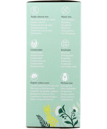 Natracare Organic Cotton Thong Panty Liners - 30 Pack | Eco-Certified Cellulose Pulp & Plant Starch | Natural & Biodegradable - Buy Online on GoSupps.com