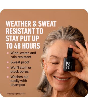 BOLDIFY Hairline Powder - LARGER 10g Bottle - Root Touch Up Powder - Instantly Conceals Hair Loss - Hair Toppers for Women & Men Hair Powder for Thinning Stain-Proof 48 Hour Formula (Medium Brown) 10 g (Pack of 1) Medium Brown - Buy Online on GoSupps.com