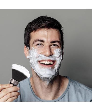 Neck Duster Brush for Barber Hair Cutting Cleaning Ring Handle Salon Tool Soft Brush to Remove Broken Hair from Neck Face Ears Large Brushes (Bling Black) - Buy Online on GoSupps.com
