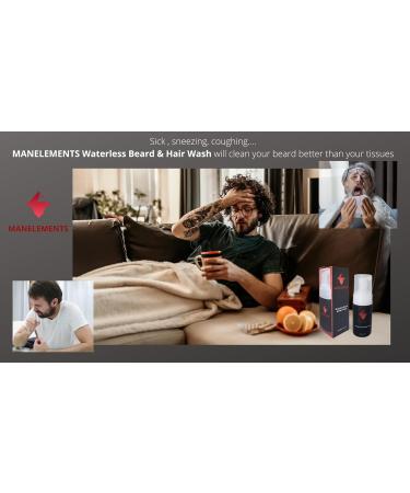 Waterless Beard & Hair Cleansing Shampoo with Coconut Oil - Volumize Soften & Strengthen Hair | International Shipping Available - Buy Online on GoSupps.com