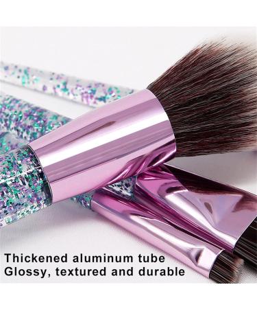 Premium 10-Piece Crystal Double-Sided Eye Makeup Brush Set | Soft Acrylic Tools for Flawless Beauty | Perfect for International Shipping - Buy Online on GoSupps.com