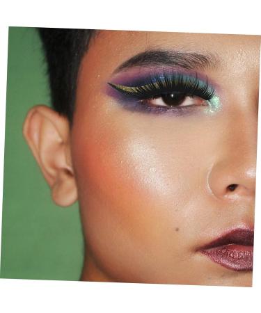 Ipetboom 12 Pairs Glitter powder double eyelid instant eyeliner stickers pipeline man Fake eyelashes eye line strip stickers applique water proof flash double sided shimmer - Buy Online on GoSupps.com