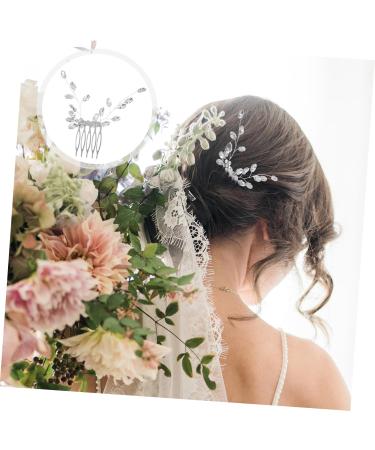 MERRYHAPY Small Side Comb Wedding Hair Accessories Rhinestone Hair Decoration Rhinestone Hair Accessories Wedding Bridal Hair Comb Wedding Hair Side Comb Bridal Hair Side Comb Zinc Alloy - Buy Online on GoSupps.com