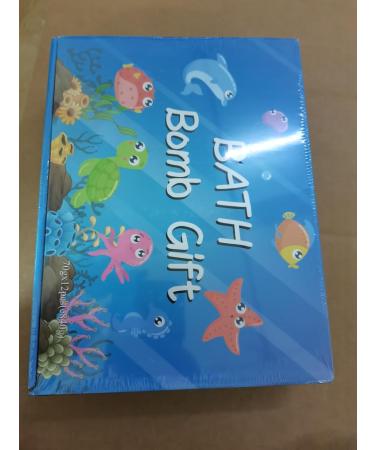 Bubble Bath Balls Natural Bath Bomb for Kids Vegan Organic Bathbombs 60g*12 Bubble Bath Bombs with Ocean Surprise for Kids Natural Spa Bomb Gift Fizzies Spa Kit for Birthday Christmas Girls Boys - Buy Online on GoSupps.com
