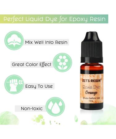 LET'S RESIN 16 Color Liquid Epoxy Resin Pigment - Concentrated Dye for Resin Art and Jewelry Making (0.35oz Each) - Buy Online on GoSupps.com