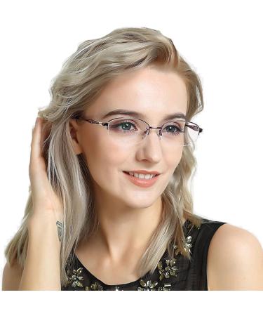 TBHOME Blue Light Blocking Multifocal Reading Glasses | Trendy Metal College Frame | Anti-Eye Fatigue Safety & Comfort in Gold - Shop Now! - Buy Online on GoSupps.com