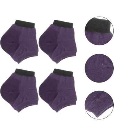 Milisten 5 Pairs Moisturizing Socks Foot Moisturising Socks Slipper Socks Dry Hard Cracked Skin Socks Cracked Spa Socks Moisturizing Heel Socks Dry Feet Anti-Crack Cotton Ankle Socks Purple - Buy Online on GoSupps.com