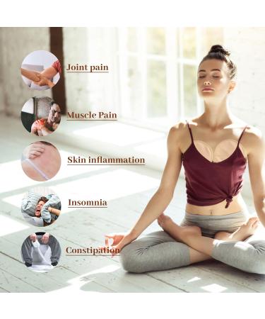 Reusable Castor Oil Pack Wrap Pads - 4 Pieces Organic Breastfeeding Inserts for Comfort & Sleep | Eco-Friendly Flannel Compresses - Buy Online on GoSupps.com
