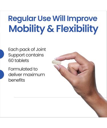 Mila Miamor Joint Support Glucosamine MSM Green Lipped Mussel & Vitamins for Flexibility Mobility and Comfort 60 Tablets Natural Anti-Inflammatory Supplement - Buy Online on GoSupps.com