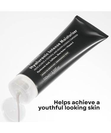 Hyaluronic Acid Moisturizer 100ml by ManCave Formulated to Intensely Hydrate and Soften Skin Effectively Combats Skin Dryness Natural Formulation Suitable for Vegans - Buy Online on GoSupps.com