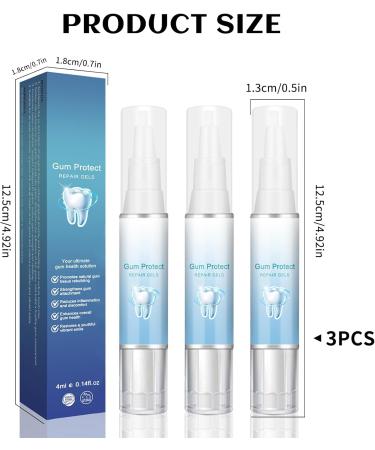 3-Piece Tooth Repair Gel Set | Teeth Whitening Essence & Gum Therapy | Tooth Stain Remover & Relief for Healthy Smiles - Buy Online on GoSupps.com
