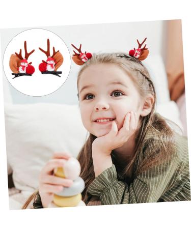 minkissy 12 Pairs Christmas Ball Hairpin Christmas Hair Clips Antler Hairpins Hair Jewels for Women Hair Clips for Kids Deer Antler Headband Christmas Bobby Pins Christmas Headdress Set - Buy Online on GoSupps.com