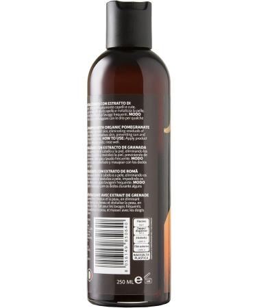 DIVINA BLK Curly Summer After Sun Conditioner Shampoo for Wavy Curly Super Curly Afro Hair with Organic Pomegranate Extract (250ml) - Buy Online on GoSupps.com