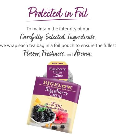 Bigelow Herbal Teas Blackberry Citrus plus Zinc - Buy Online on GoSupps.com