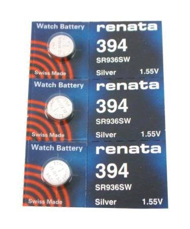 #394 Renata Watch Batteries 3Pcs