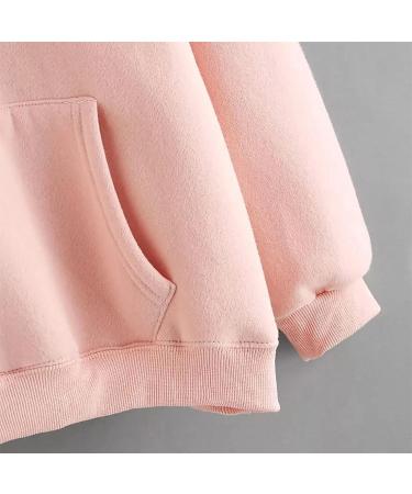 Stylish Women's Autumn Sweater & Rabbit Ears Hat Outfit - Cozy Pink XL Hoodies for Young Girls | Shop Internationally - Buy Online on GoSupps.com