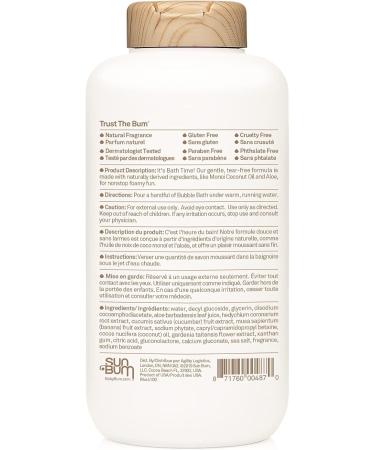 Baby Bum Bubble Bath - Natural Fragrance - Tear Free Soothing Vegan Pediatrician green coconut - 355 mL - Buy Online on GoSupps.com