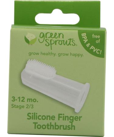 Green Sprouts Silicone Finger Toothbrush - Gentle Infant Oral Care Essential - Buy Online on GoSupps.com