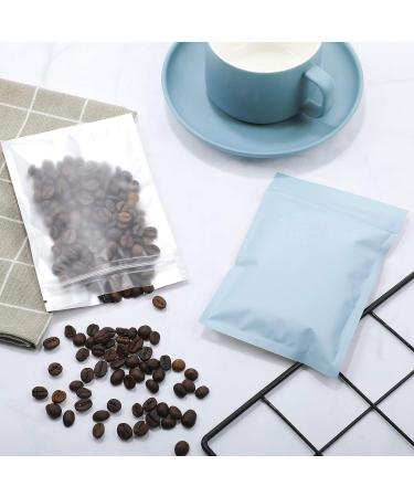 100 Pieces Holographic Storage Bags for Food - Light Blue 4 x 6 Inch - Buy Online on GoSupps.com