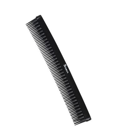 Denman 3 Row Detangle and Tease Styling Comb (BLACK) for Wet Detangling, Backcombing and Separating Curls - D12
