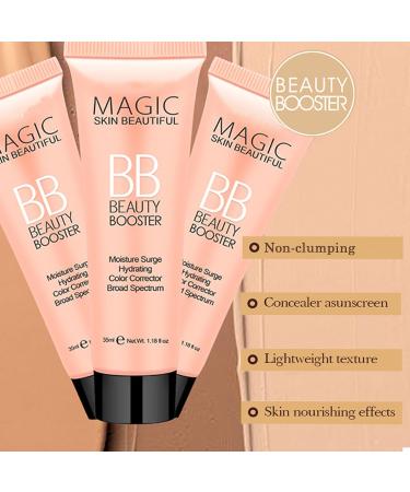 BB Cream Tinted Moisturiser BB Cream Light Tinted Moisturiser Face Women Hydrating BB Cream Foundation Moisturizing Colour Correcting Cream for All Skin Types - Evens Skin Tone(Ivory) - Buy Online on GoSupps.com