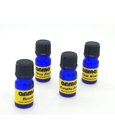 Essential Oil Car Vent Clip Diffuser Set - Includes 4 Premium Essential Oils for Aromatherapy on the Go - Buy Online on GoSupps.com