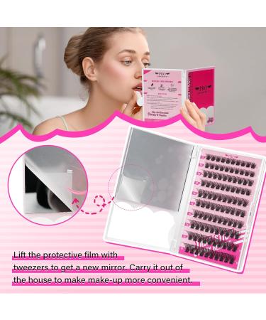 PRO Self Adhesive Eyelashes Kit - 120pcs Press On Lashes Lash Fixative & Remover Easy Home Application | Velvety D-10-18mix Eyelash Extension Set - Buy Online on GoSupps.com