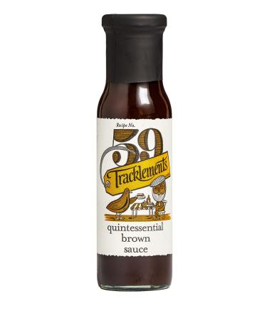 Tracklements Quintessential Brown Sauce The Ideal Condiment for Hash Browns a Full English and Bubble and Squeak or Partnered with Lamb Steaks Vegetarian and Vegan Friendly 230ml Bottle